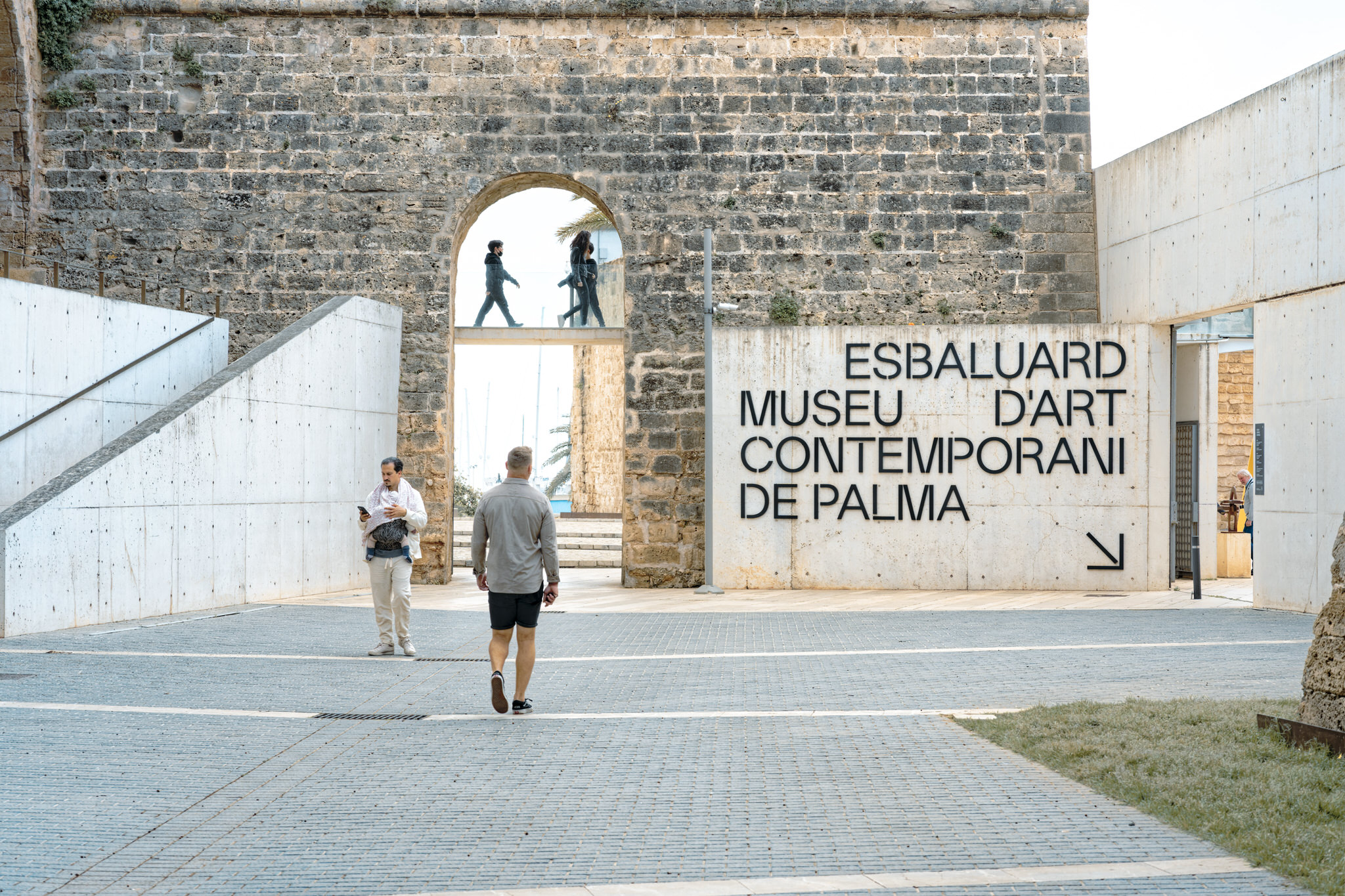 Photograph of the entrance of Es Baluard Museu D'art Contemporani de Palma